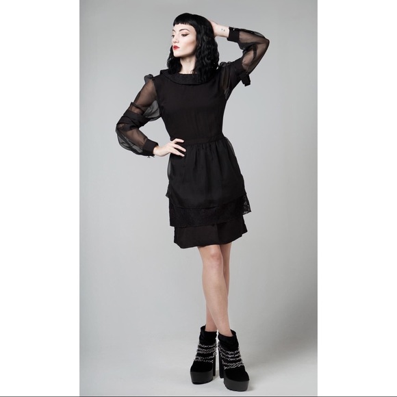 Dolls Kill Sceptic Gossimer dress - Picture 2 of 8